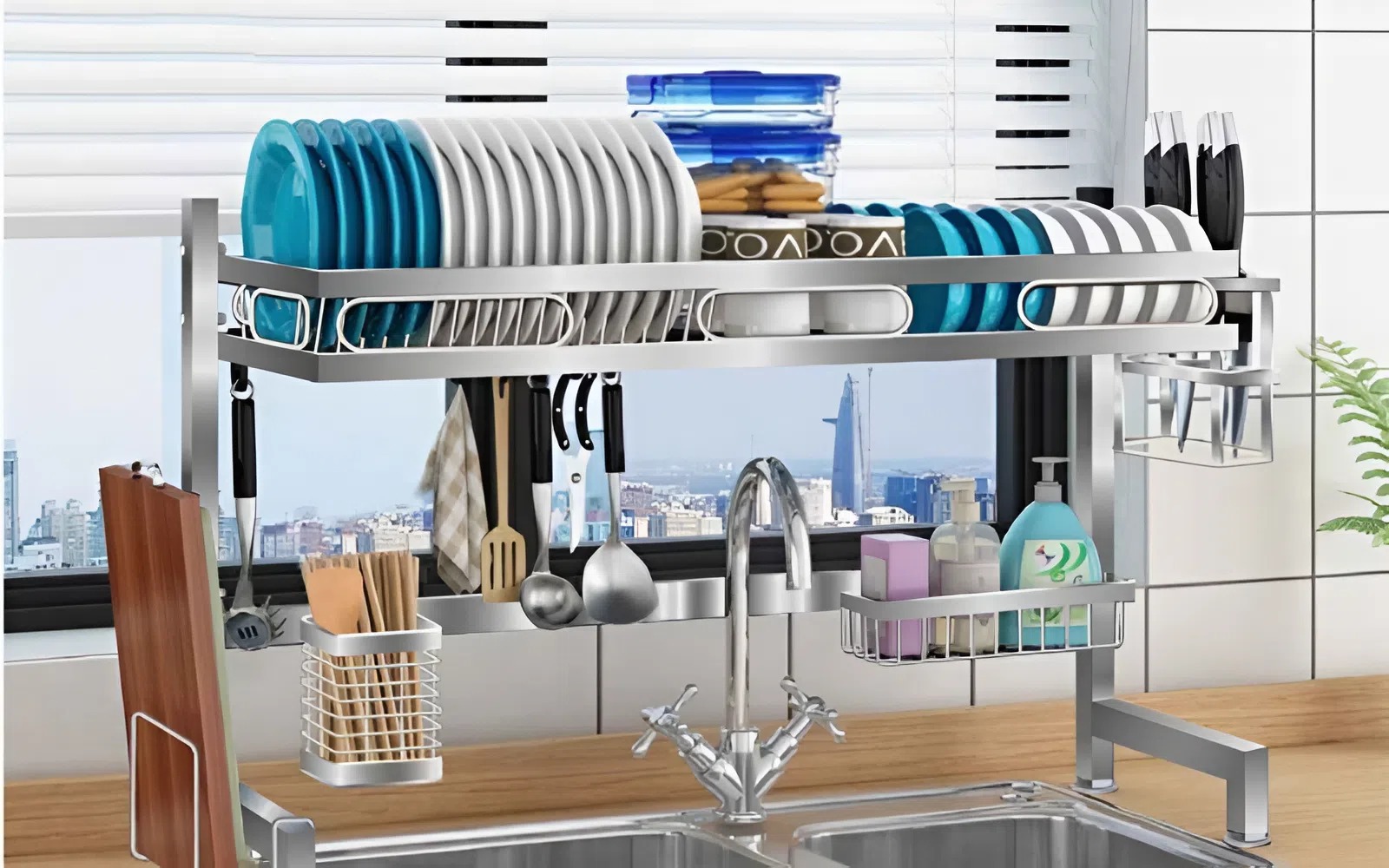 Kệ đựng chén inox