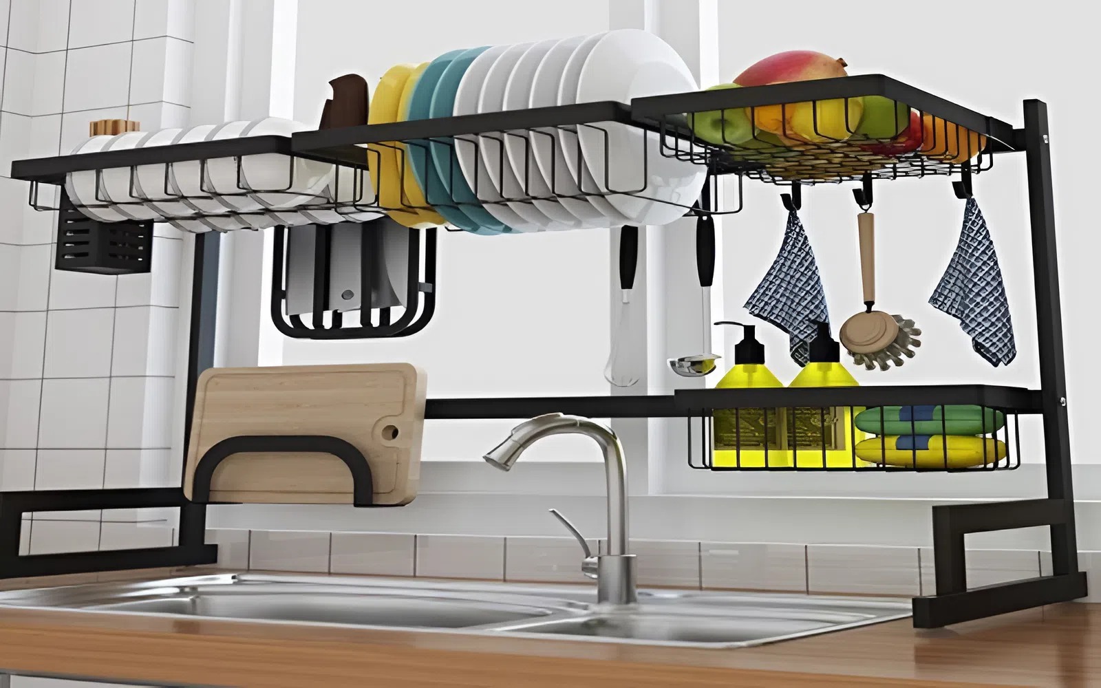 Kệ úp chén đa năng