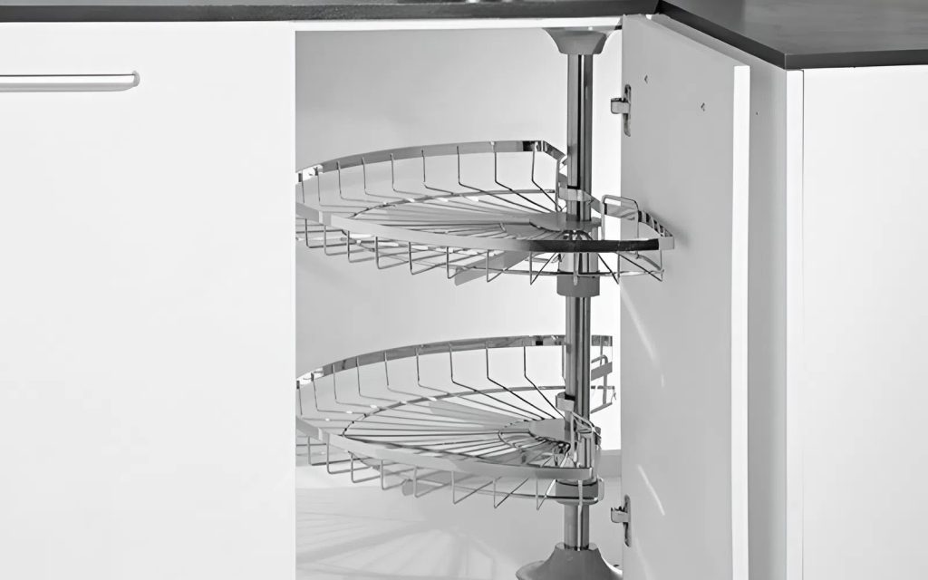 Mâm xoay góc tủ bếp