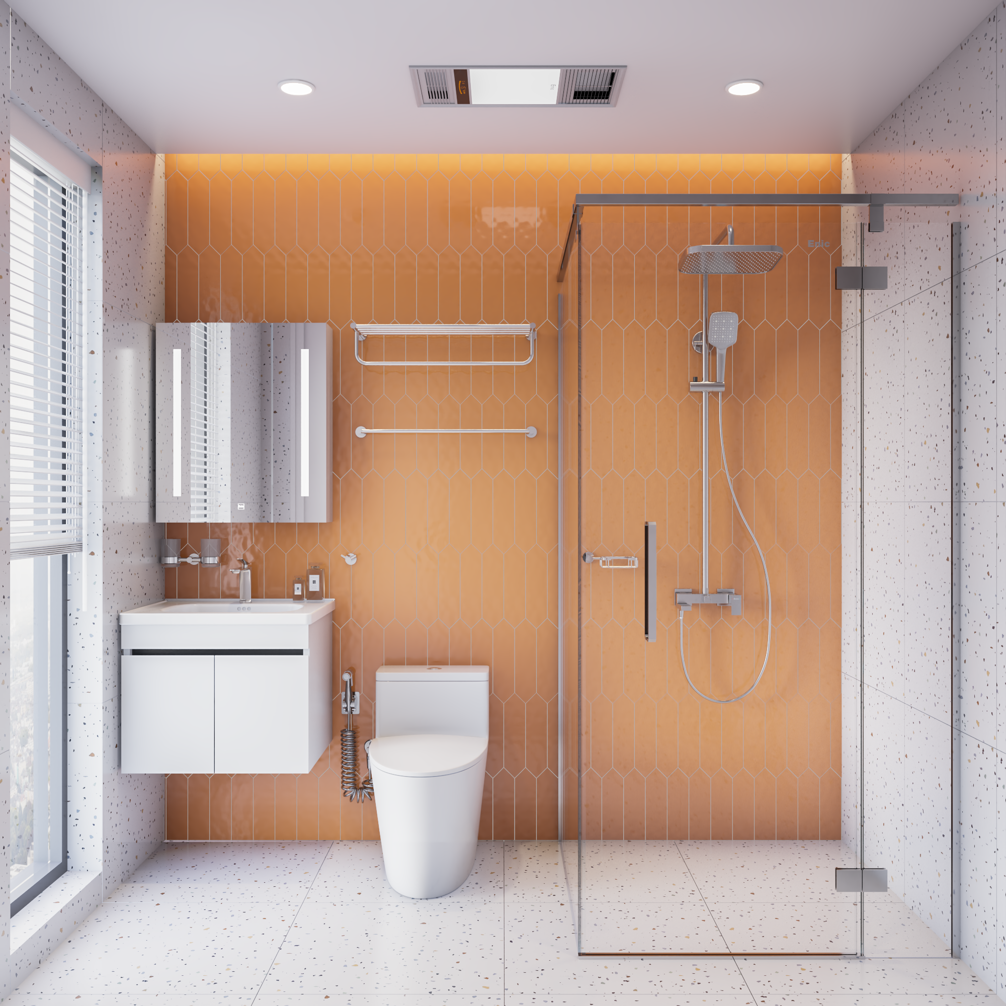 Mẫu phòng tắm thiết kế phá cách 