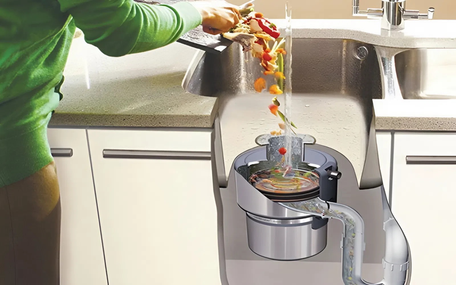 Máy xay rác bồn rửa chén 