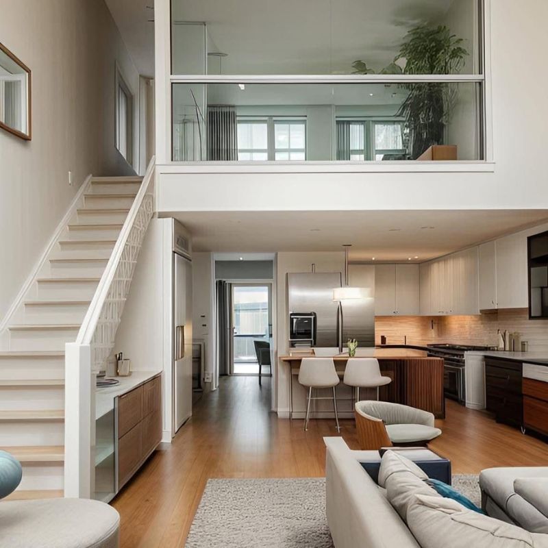 Nhà gác lửng giá 300 - 500 triệu hiện đại 