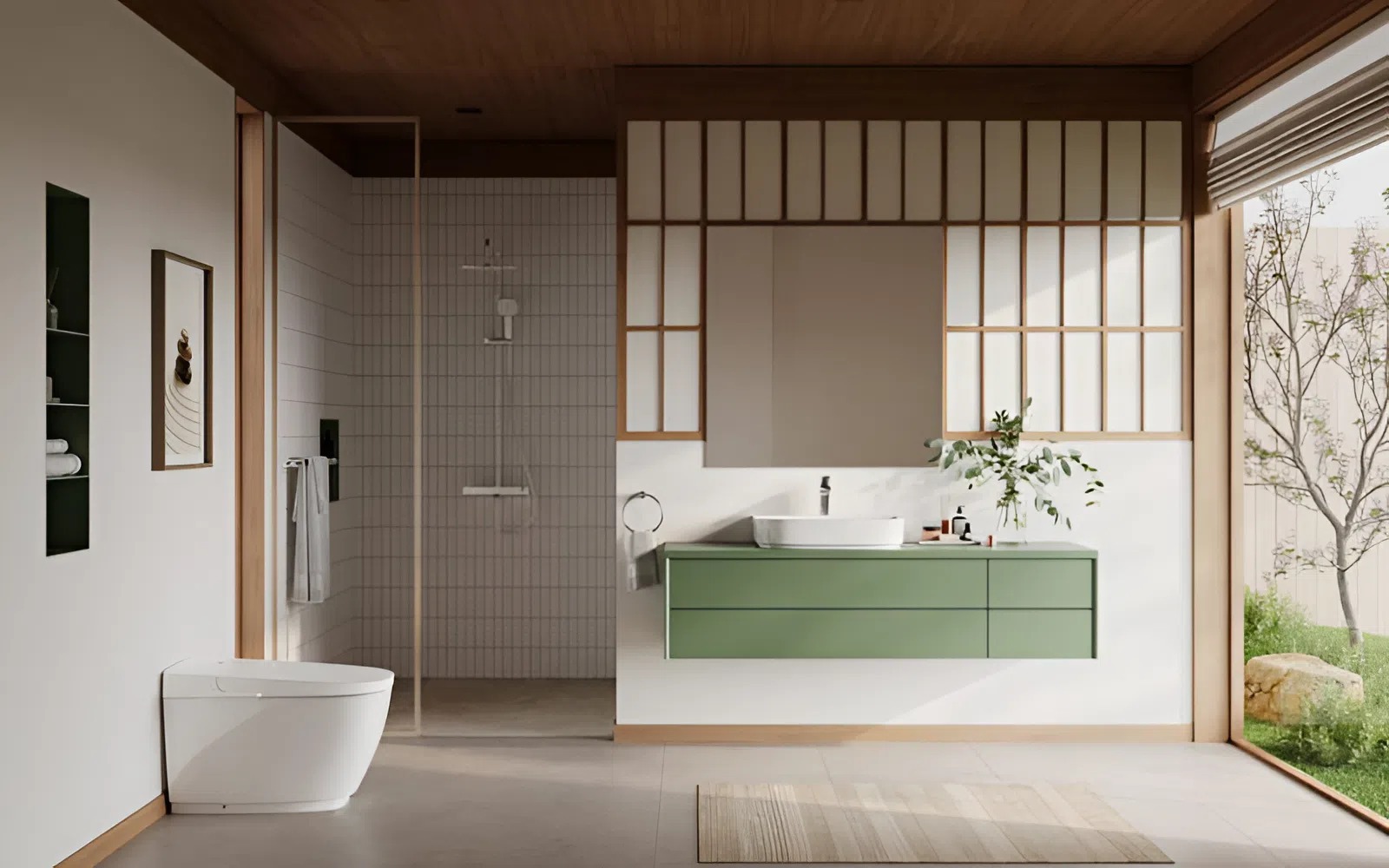 Nhà vệ sinh Nhật phong cách hiện đại