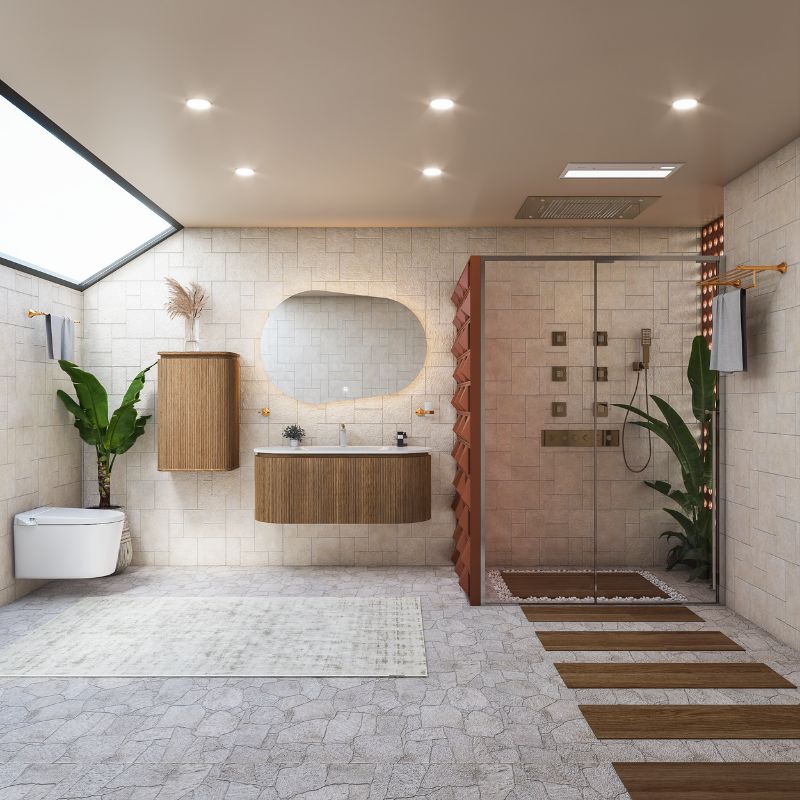 Nhà vệ sinh Nhật rộng rãi