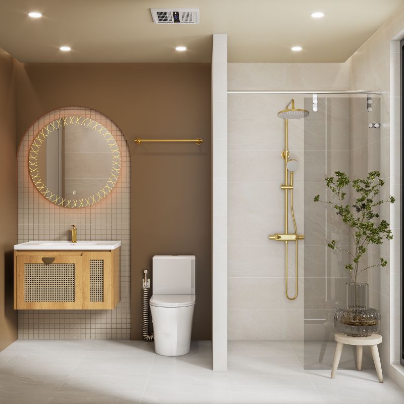 Nhà vệ sinh nhật nhỏ gọn cùng thiết bị vệ sinh đến từ Enic