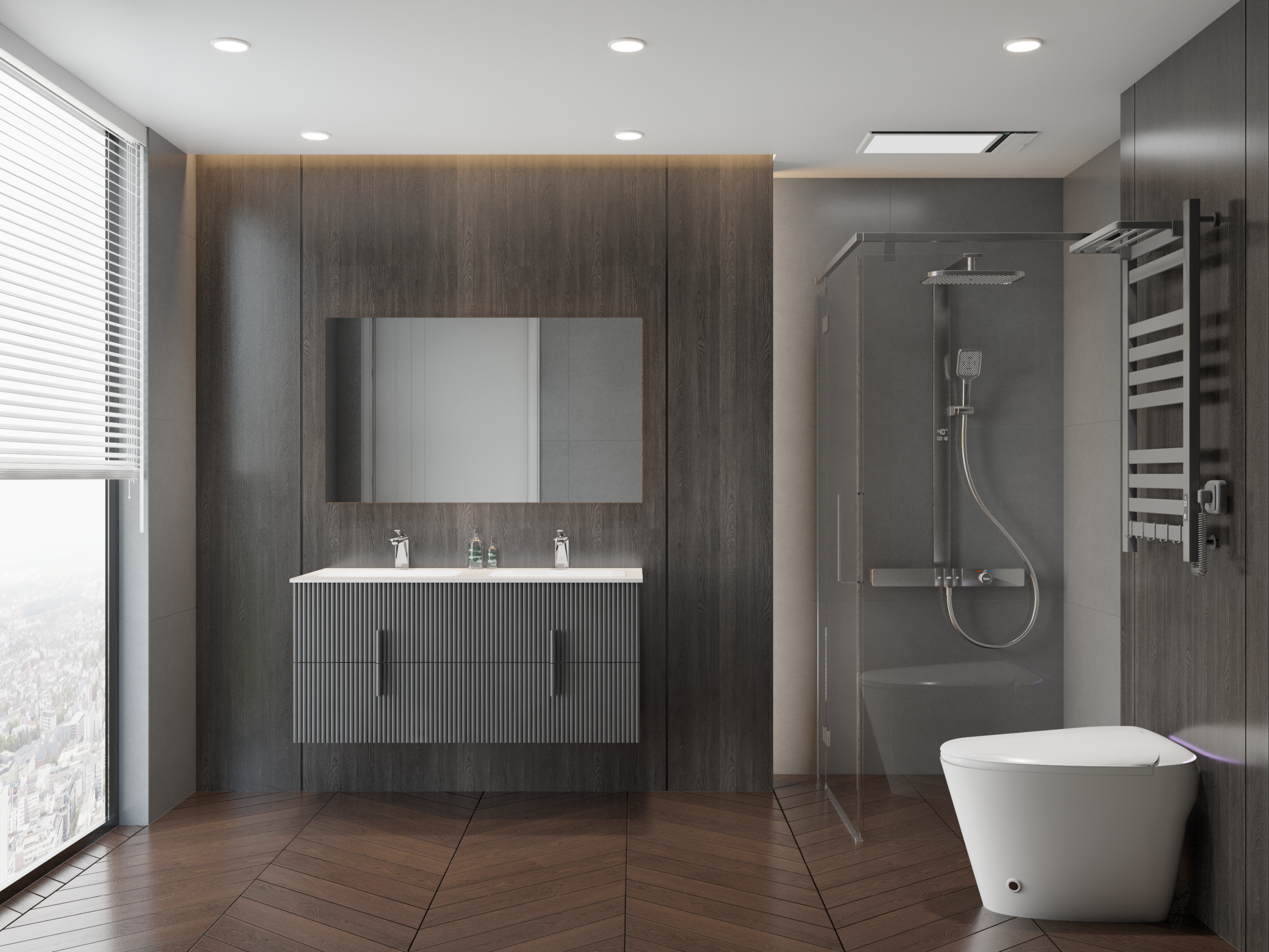 Phòng tắm kính cao cấp 