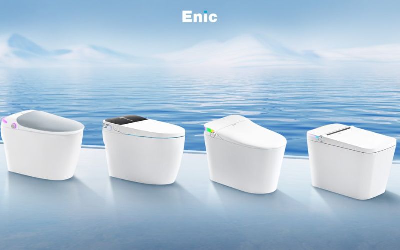 Bồn cầu thông minh Enic được thiết kế với nhiều tính năng tự động