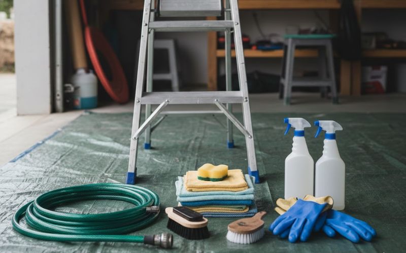 Chuẩn bị trước khi vệ sinh máy nước nóng mặt trời 