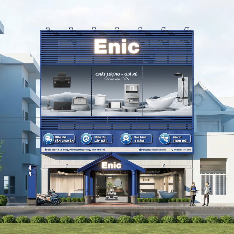 Cửa hàng thiết bị vệ sinh Phú Thọ Enic