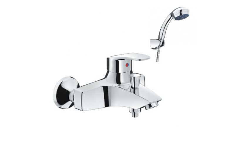 Phân biệt bên nước nóng lạnh qua 2 màu xanh đỏ 