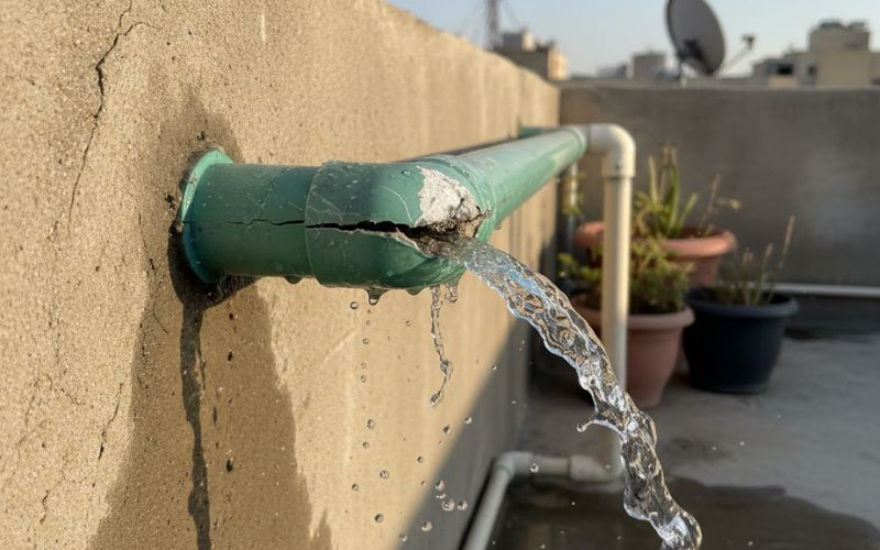 Sửa đường ống máy nước nóng bị mục