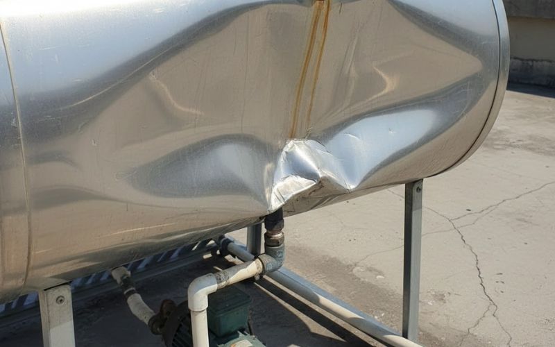 Sửa máy nước nóng bị hút dẹp