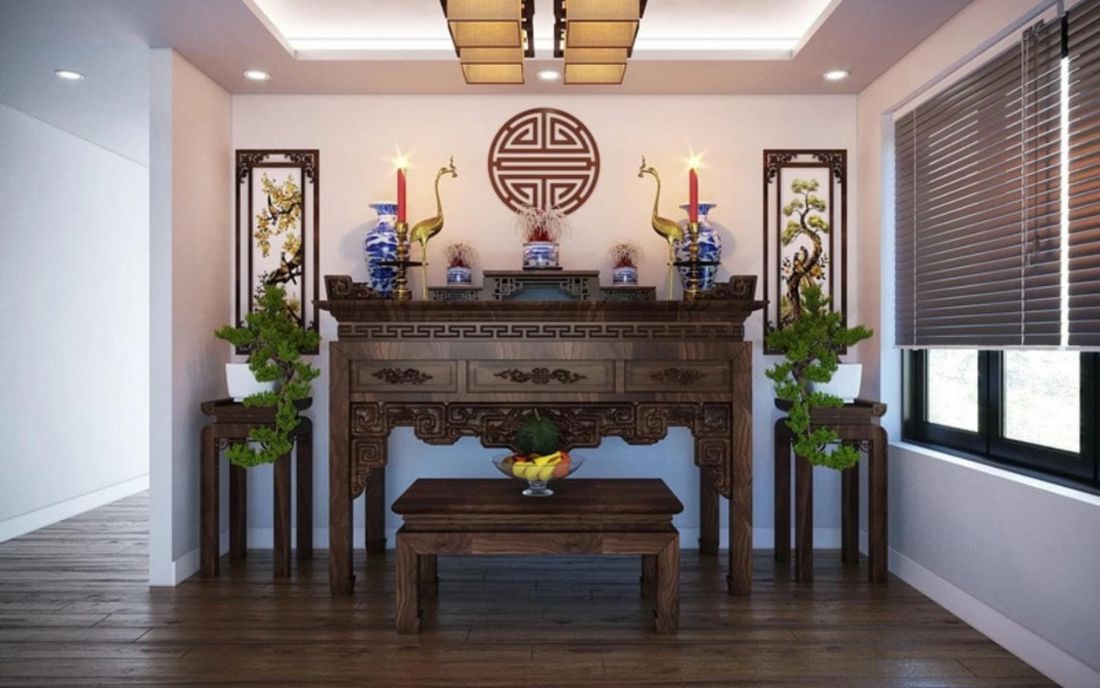 Trang hoàng bàn thờ gia tiên