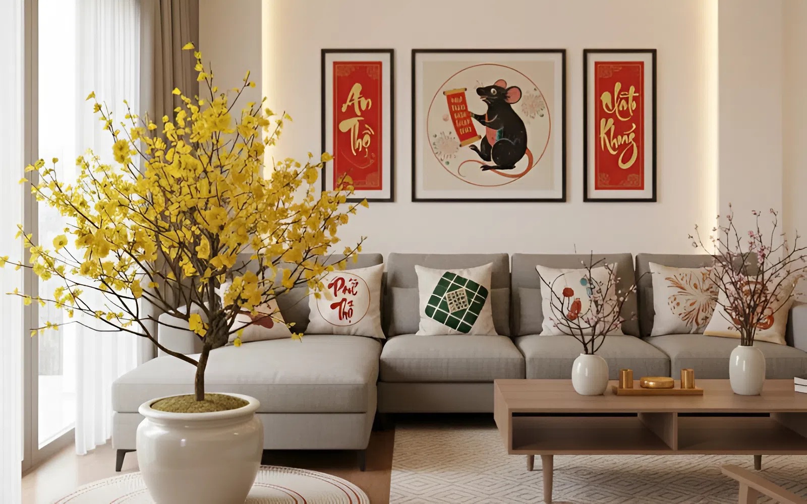 Trang trí phòng khách 