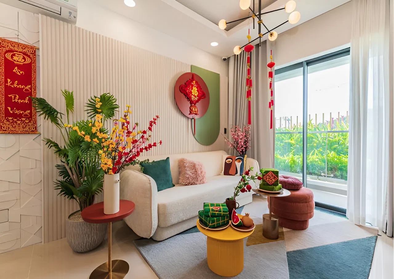 Trang trí tết cho nhà ở 