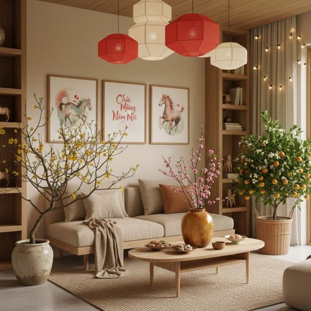 Xu hướng trang trí tết 2026