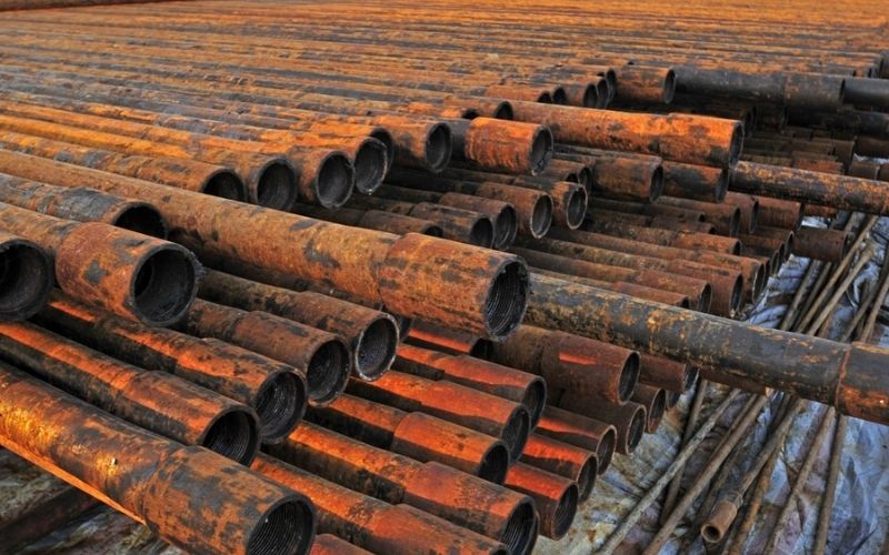 Đường ống bị gỉ sét 