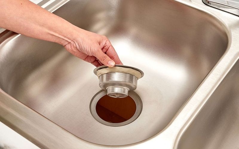 Ron cao su bồn rửa chén bị mòn