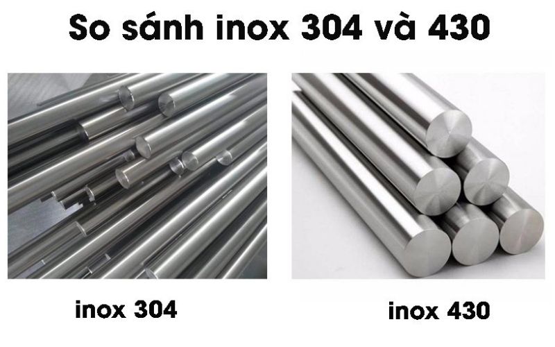 Inox 304 và 430 loại nào tốt?