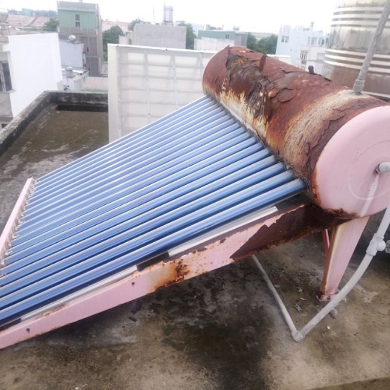 Tác hại của máy nước nóng năng lượng mặt trời nhiều người gặp