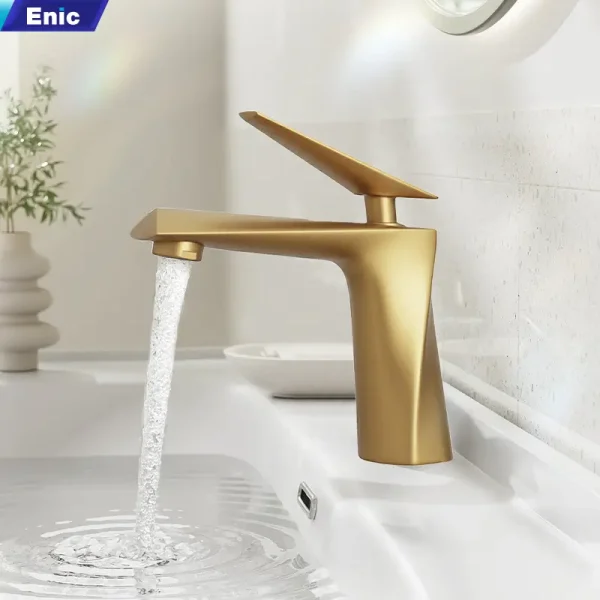 Vòi lavabo cao cấp ENIC D46 Thân thấp