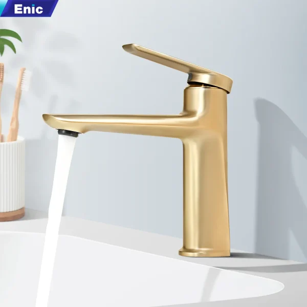 Vòi Lavabo Cao Cấp ENIC T23 Thân Thấp