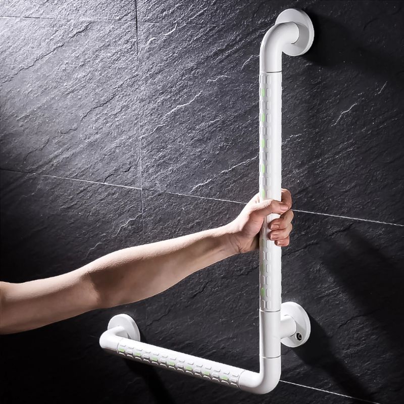 Tay vịn nhà vệ sinh chữ L bọc nhựa 