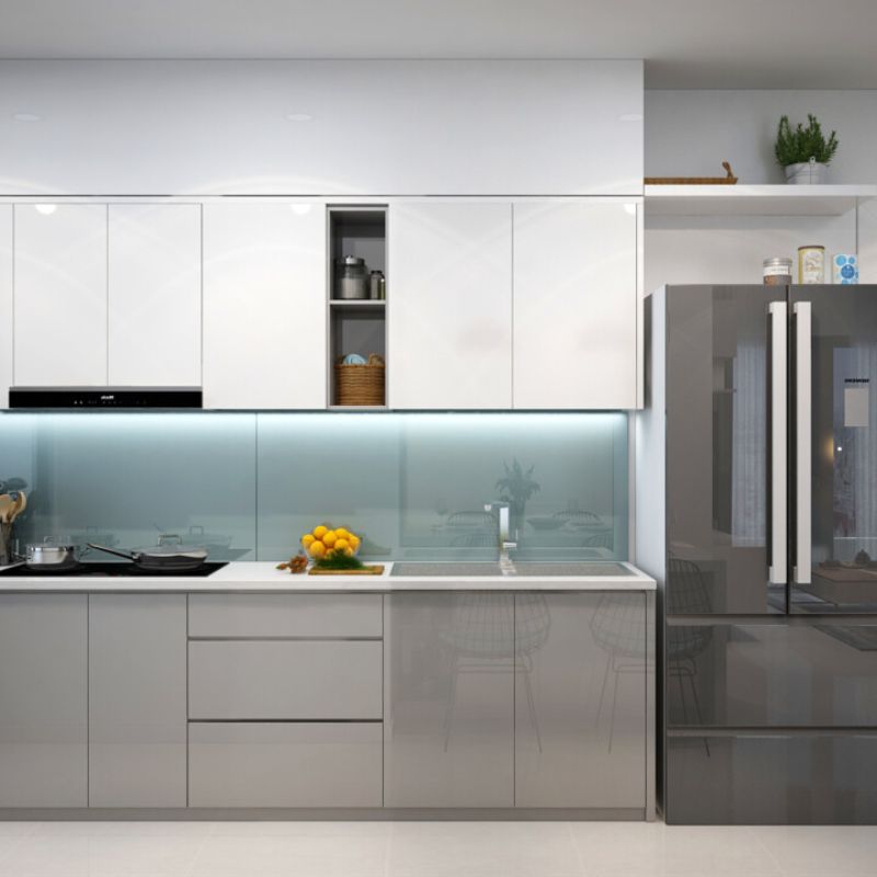 Khoảng cách giữa tủ bếp trên và thiết bị bếp