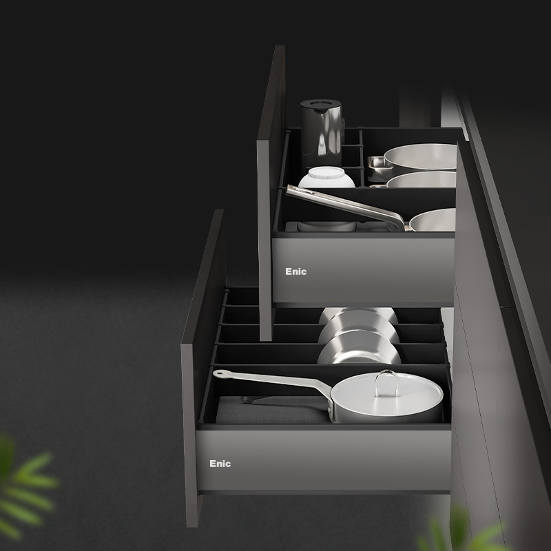 Phụ kiện nhà bếp Enic sử dụng chất liệu cao cấp, bền bỉ