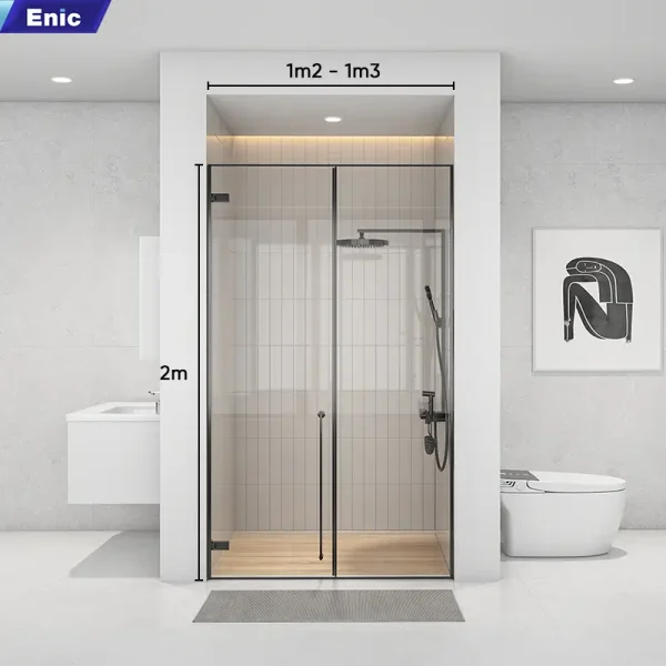 Vách kính nhà tắm cao cấp ENIC KG01
