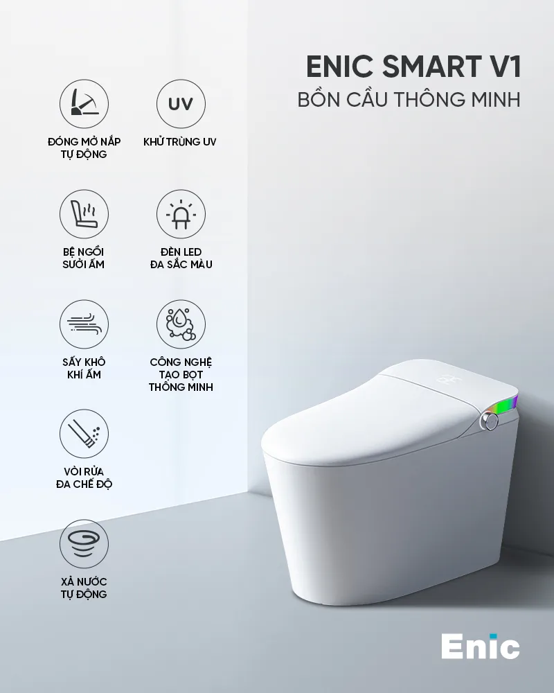 Bồn cầu thông minh hiện đại