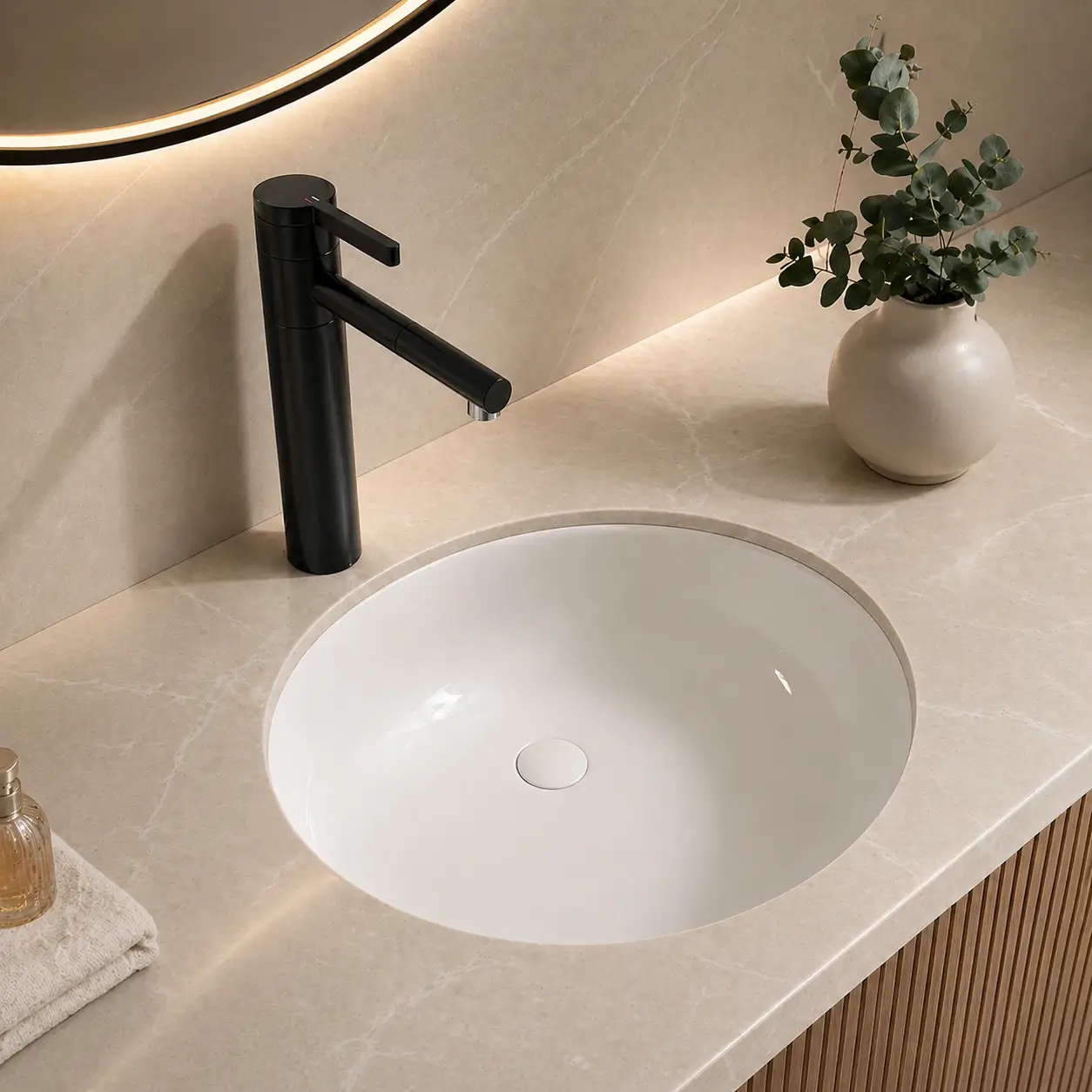 Lavabo có kiểu dáng phù hợp với nhiều không gian