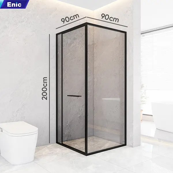 Vách kính nhà tắm Cửa lùa cao cấp Enic TG03