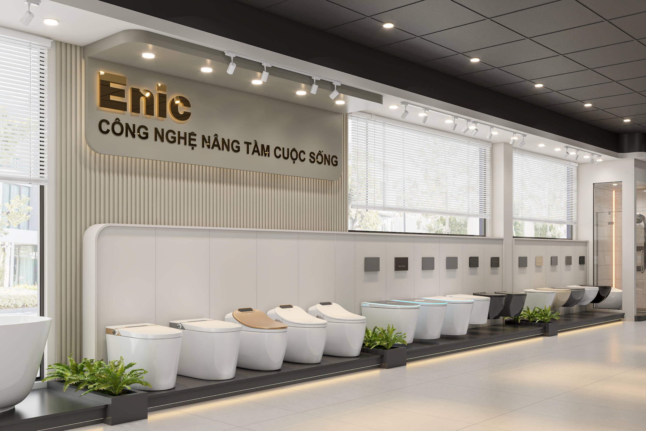 Bồn cầu Enic chuẩn chất lượng 