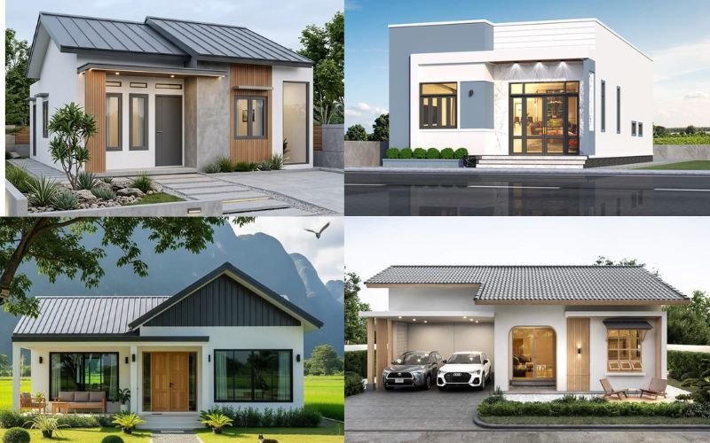 Các mẫu nhà cấp 4 đẹp 