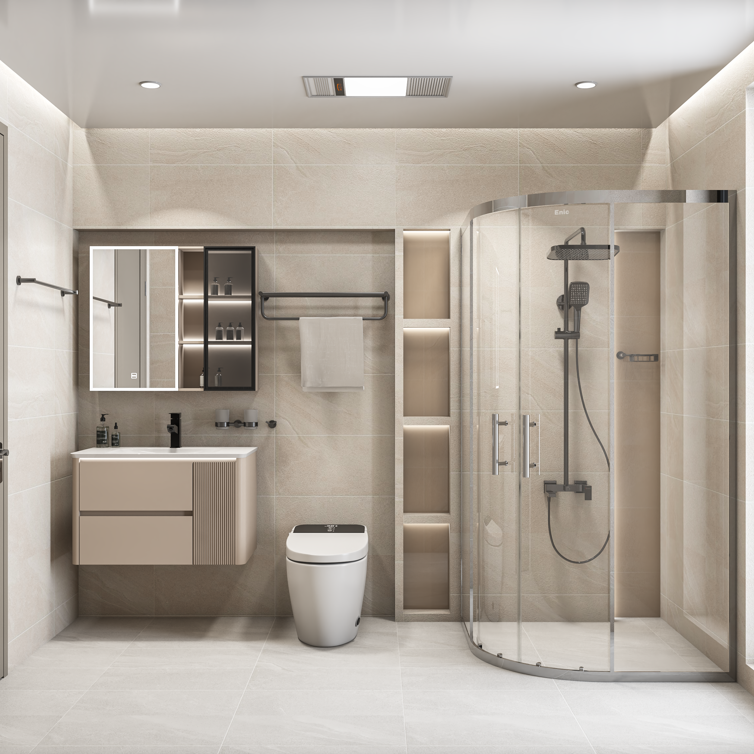 Lắp đặt đầy đủ các thiết bị thông minh tiện nghi