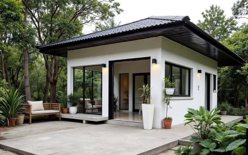 Nhà cấp 4 với phong cách Bắc Âu 