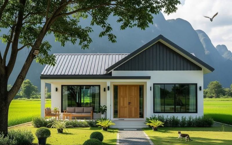 Nhà cấp 4 sân vườn rộng 