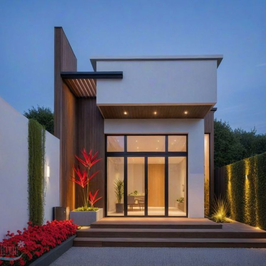 Nhà phố cấp 4 thiết kế sang trọng 