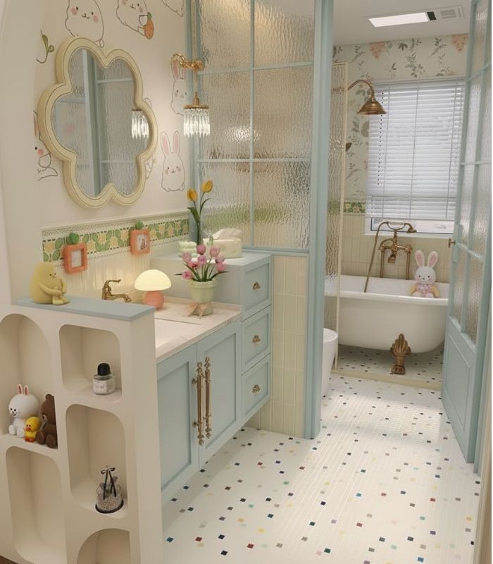 Phân cách thành 3 khu vực riêng biệt 