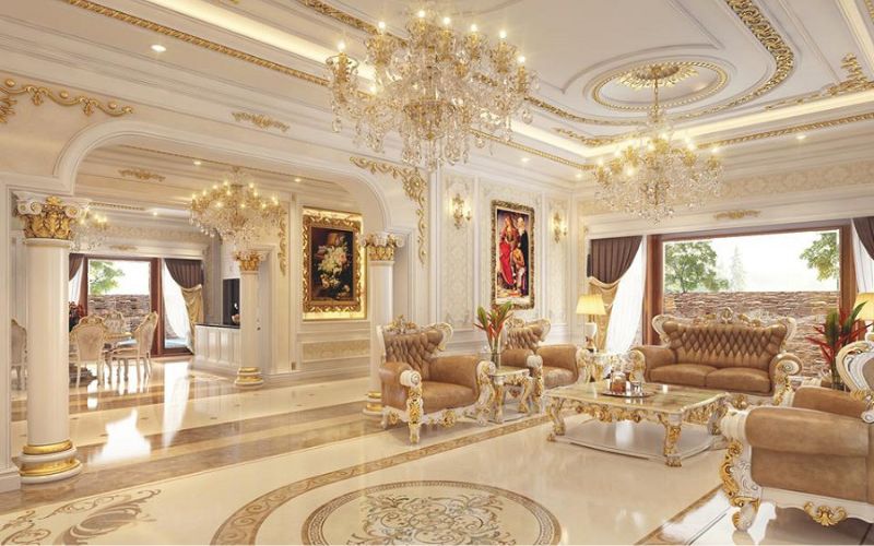 Phong cách nội thất tân cổ điển 