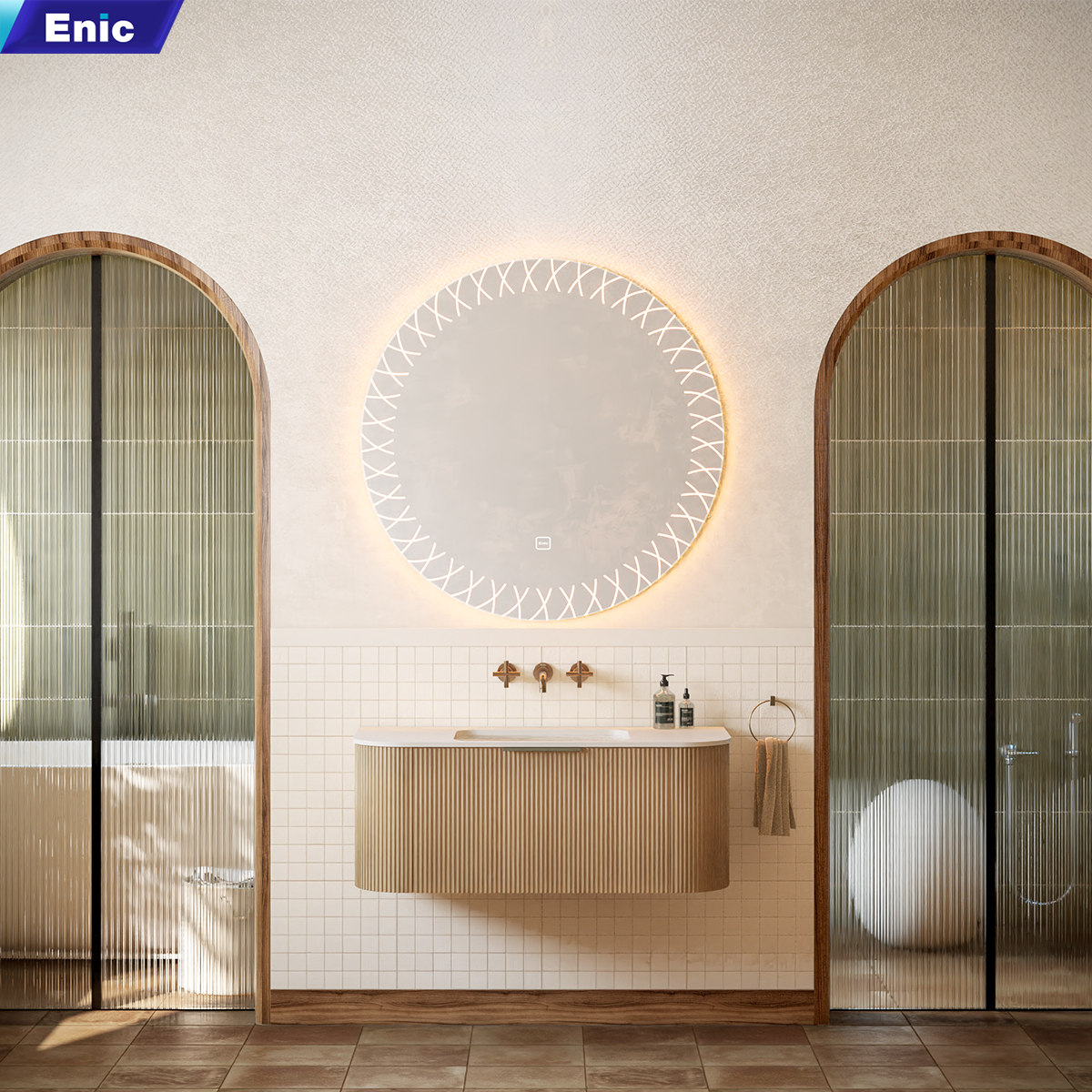 Tủ lavabo Hà Nội Enic sử dụng chất liệu đạt chuẩn 