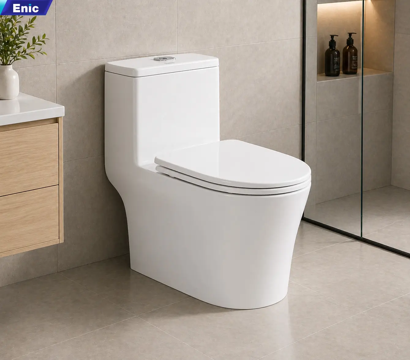 Bộ nhấn xả trên két nước bồn cầu 