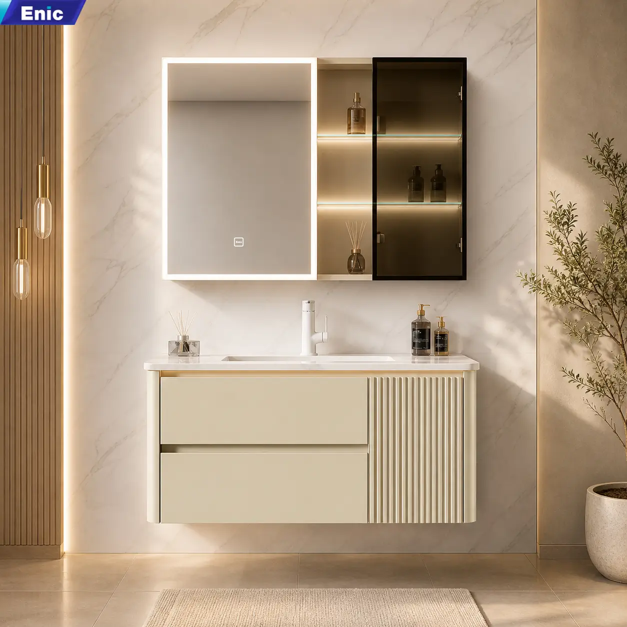 Tủ chậu lavabo nhựa pvc