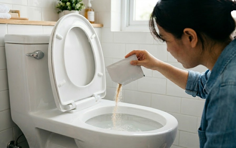 Lưu ý khi sử dụng men vi sinh bồn cầu 