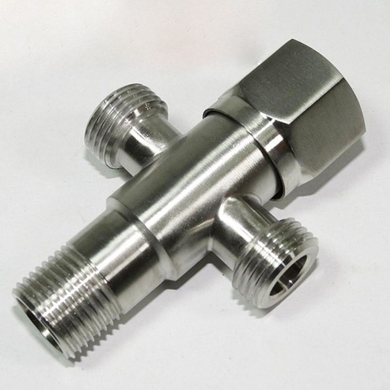 T chia nước cho bồn cầu inox 304