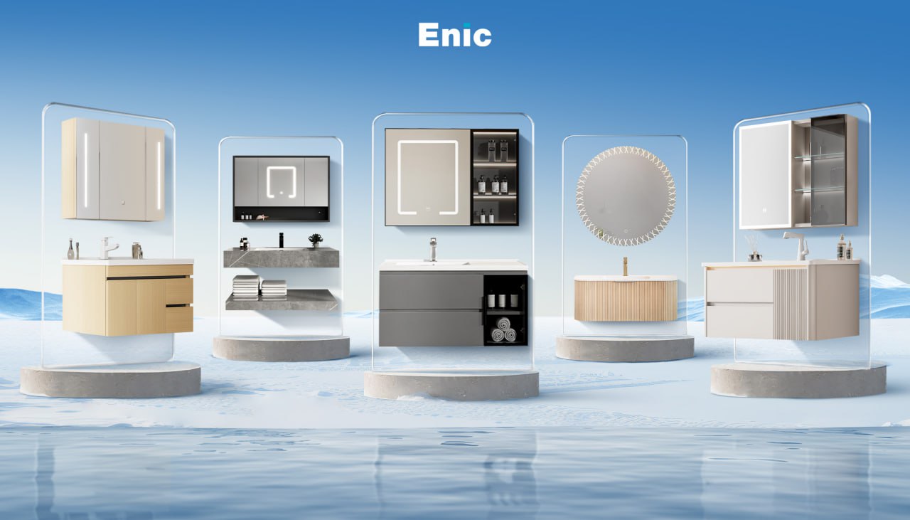 Tủ chậu lavabo Enic sử dụng chất liệu đạt chuẩn