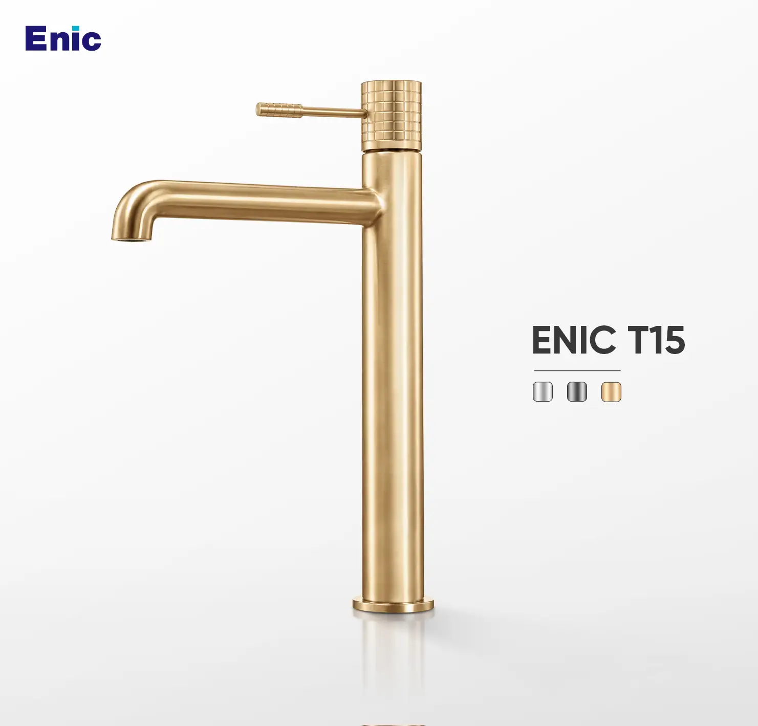 VÒI ENIC T15 - THÂN CAO - VÀNG